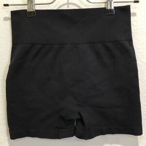 Black Women's High-Waisted Shorts